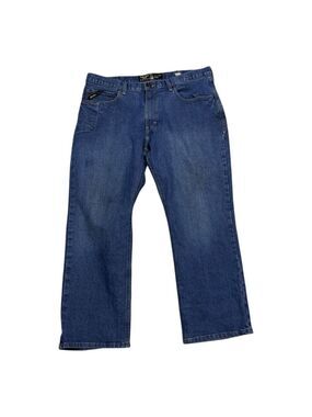 ARIAT REBAR Work Denim Casual Bootcut Relaxed Jeans Mens 38 x 30